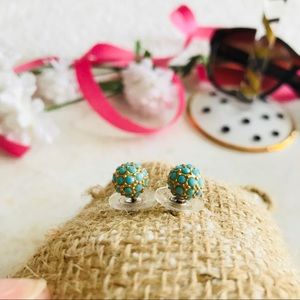 Stella & Dot Soirée Stud Earrings in Turquoise